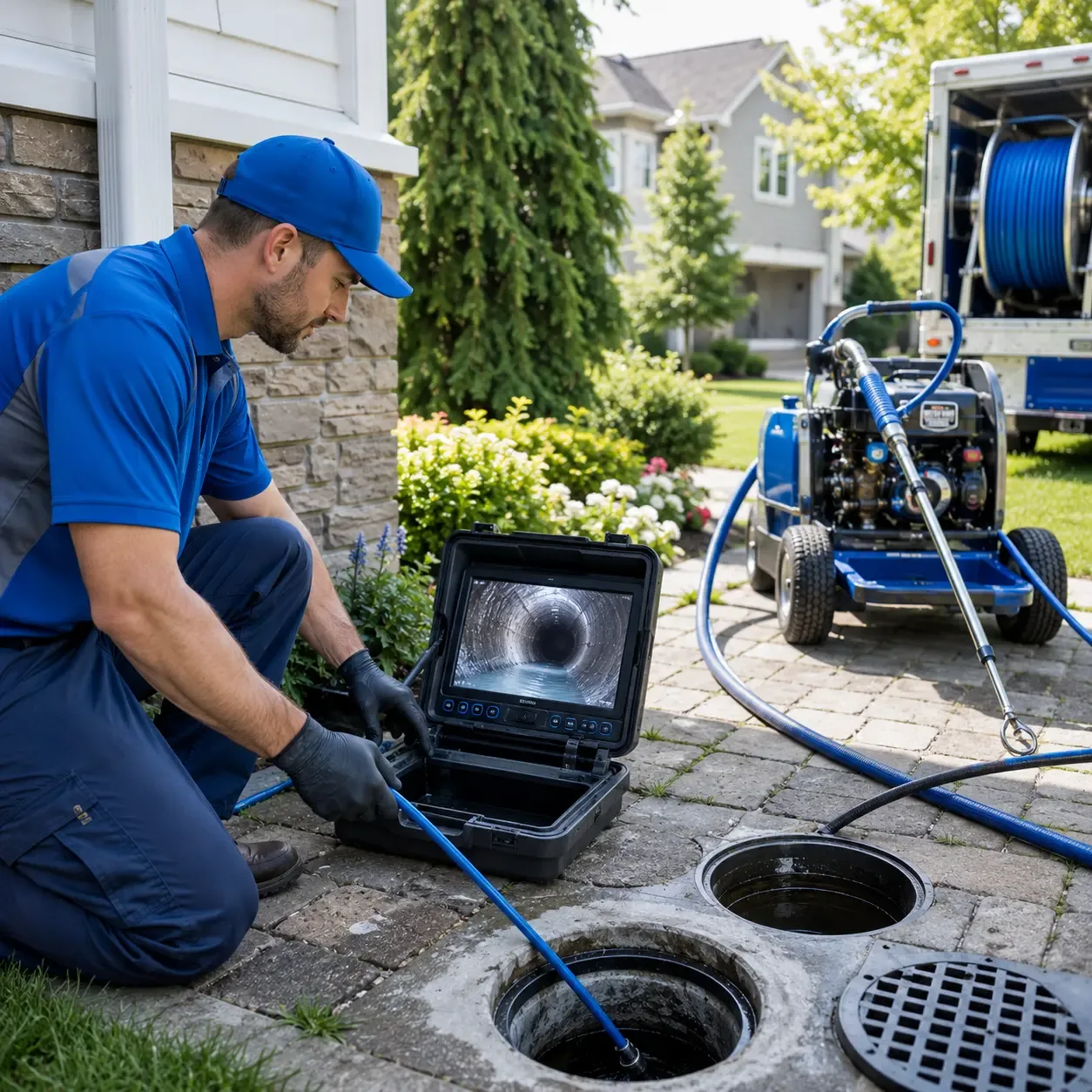 Outdoor drain cleaning professionals serving Wellington, OH